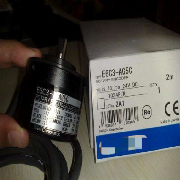 Omron E6C2-CWZ6C Rotary Encoder – 100 P/R, New In Box, Free Shipping