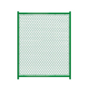 Meilleur prix Clôture en treillis métallique galvanisé revêtu de PVC 6 pieds Porte d'intimité utilisée Écologique - Product Image 5