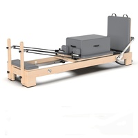 Lit de Pilates en bois brut de haute qualité, empilable, équipement de Pilates, correcteur de Pilates