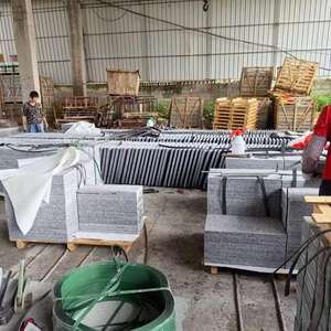 Dalles de sol et murales en granit gris G655 poli de haute qualité, modernes, pour escaliers extérieurs, grandes dalles, modèle TMZ STONE G655 - Product Image 4