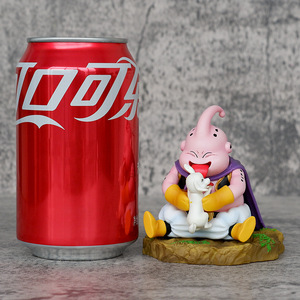 Nuovo <span class=keywords><strong>Anime</strong></span> giappone 8cm postura seduta modello Super Saiyan Demon Buu Gk Fat Buu leccare la scena del cane Dragonball <span class=keywords><strong>Z</strong></span> Action Figure <span class=keywords><strong>Anime</strong></span> - Product Image 3