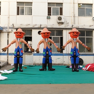 Kostum Boneka Labu Tengkorak Tiup Dekorasi Parade Jalan Warna-Warni untuk Festival Halloween - Product Image 1