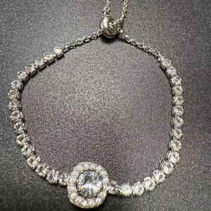 महिलाओं गर्म बिक्री तांबे का बना टेनिस ब्रेसलेट फुल ज़िरकॉन माइक्रो-इनडेस्टेड जन्मस्टोन गुणवत्ता फैशन लिंक समायोज्य श्रृंखला - Product Image 3