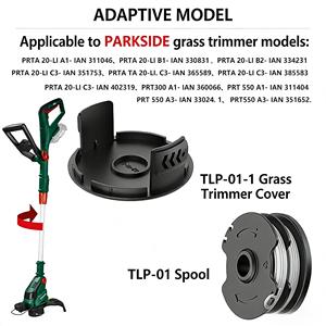 Repuesto para Cortacésped, Cubierta de Carrete para Recortadora de Césped TLP-01-1 para Parkside LIDL PRTA 20-Li A1 B1 B2 C3 PRT 300 A1, PRT 550 A1 - Product Image 6