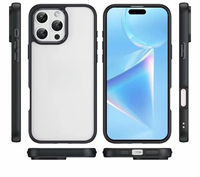 Étui de téléphone personnalisé en polycarbonate transparent noir magnétique avec logo Shenzhen pour Xiaomi 15/15 Pro