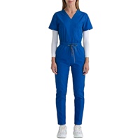 Tenues d'infirmières en tissu de coton personnalisées en usine, très demandées, durables et confortables, pour usage hospitalier