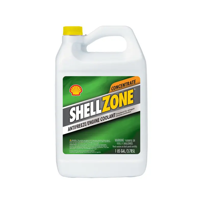 Shellzone anticongelante e concentrado de refrigeração do motor, 1 galão 3.78l