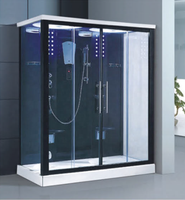 Bain de vapeur intérieur de haute qualité à prix bon marché avec porte coulissante pour l'utilisation de la douche