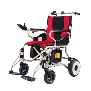 Silla de ruedas eléctrica Plegable ligera para discapacitados