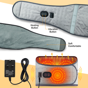 Elektrische Verwarming Lumbale Massage Riem Trillingen Warm Kompres Taille Massageapparaat Voor Onderrug Pijn Verlichting - Product Image 5