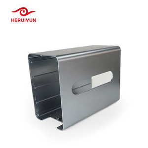 Heruiyun tấm kim loại chế tạo hoặc gia công <span class=keywords><strong>CNC</strong></span> tùy chỉnh nhôm bao vây cho nguyên mẫu đùn đúc cho sản xuất hàng loạt - Product Image 1