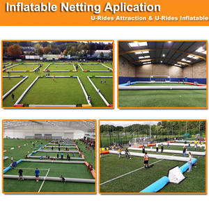 מגרש כדורגל מתנפחים רשת לאירועים ספורט אוויר כדורגל מגרש כדורגל עבור פסטיבלים בחוץ ומחסמי בטיחות - Product Image 5