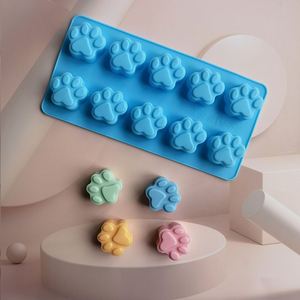 Moule de cuisson en silicone personnalisé pour friandises, savons et bonbons pour chiens, motif empreinte de patte, vente en gros - Product Image 4