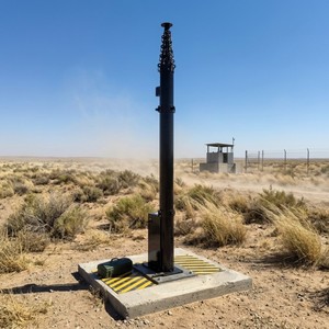 Mástil de Antena Telescópico de 6m con Elevación Eléctrica y Manual, Carga Superior de 20kg, Ideal para Aplicaciones de Telecomunicaciones y Redes Inalámbricas - Product Image 5