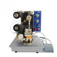 Imprimante de codes à ruban couleur automatique électrique, machine d'impression manuelle de la date, sac en plastique, papier, nouveau film en aluminium, y compris le moteur