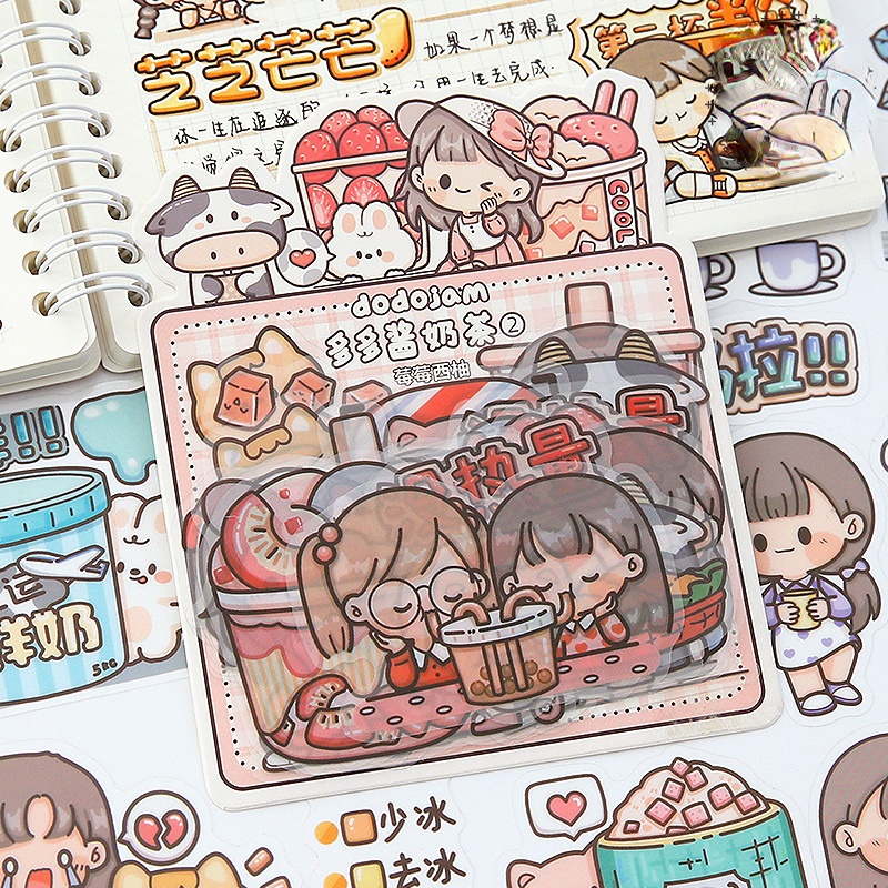 Креативная мультяшная наклейка для девочек водостойкая наклейка для домашних животных Kawaii канцелярские наклейки упаковка 30 листов