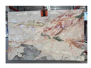 Isla de Cocina Moderna de Lujo en Cuarcita Rosa, 2800x1200mm, 30mm de Grosor, Resistente al Calor, No Porosa, Pulida, Serie Cuatro Estaciones - Product Image 2