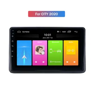 Lecteur DVD de voiture 9 pouces android 12 pour Honda city 2020 audio multimédia système de navigation gps