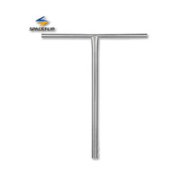 Guidon de trottinette freestyle Spaceflip Pro SCS Gr9 Titanium 610mm*680mm soudé TIG, haute qualité, durable, prêt à être expédié