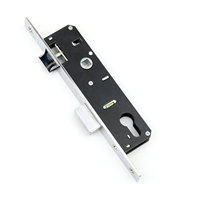Serrure de porte de fenêtre en aluminium Standard de haute sécurité, corps de serrure de porte à mortaise en alliage de Zinc