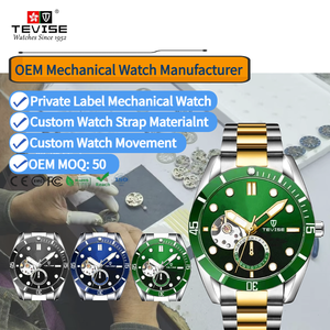 Reloj Mecánico de Lujo <span class=keywords><strong>para</strong></span> Hombre Tevise 795A-F con Tourbillon, Caja de Aleación, Correa de Acero Inoxidable, Cierre de Mariposa, Resistente al Agua - Product Image 1