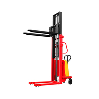 Fabricant chinois de gerbeurs semi-électriques 1-10T, fourche longue en acier inoxydable, garantie de 2 ans, chariot élévateur à vendre