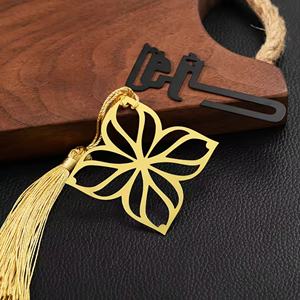 Nouveaux marque-pages en métal émaillé, designs personnalisés, exquis et élégants, avec pompons, pour cadeaux promotionnels - Product Image 5