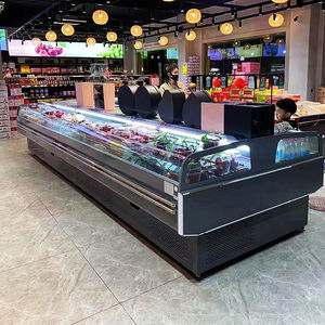 Présentoir horizontal double face pour congélateur de fruits et légumes Rideau d'air ouvert de type îlot central pour équipement réfrigéré - Product Image 3