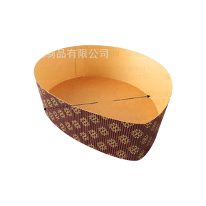 Stampi per Panettone a Forma <span class=keywords><strong>di</strong></span> Cuore in Carta Kraft Ondulata, Resistenti al Grasso, per Panetterie, Vendita all'<span class=keywords><strong>Ingrosso</strong></span> - Product Image 5