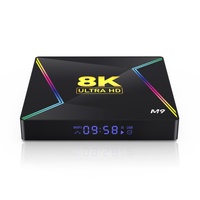 Lecteur multimédia au prix d'usine, boîte TV Android 9.0 S905X3 4 Go/32 Go 64 Go, décodeur H96 Max Plus M9