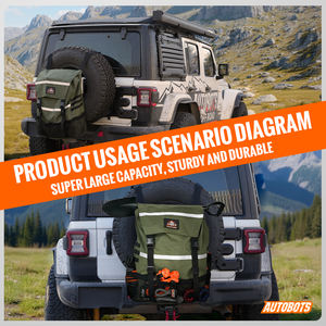 Autobots 4 x4 29gal קיבולת גדולה חיצונית חילוף ציוד שקית אחסון כלי תליית שקיות - Product Image 6