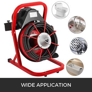 Nueva Máquina Portátil de Limpieza de Tuberías D-50F E-Work, Limpiador Industrial Profesional de Alta Potencia, Longitud de Dragado 15m - Product Image 5