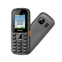 Téléphone portable débloqué UNIWA E1808 GSM à clavier, triple SIM, triple veille, écran 1,77 pouces, clavier T9, lampe de poche, faible coût, OEM disponible
