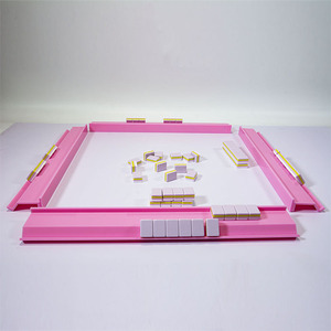 Juego de Mahjong Americano de Lujo con Soportes y Empujadores Acrílicos Personalizados para Fichas Grandes de 17.5in, 20in, 22in, 16.5in, Colores Personalizados - Product Image 2