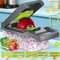 Fabrieksgroothandel Keukenaccessoires 14-in-1 Voedselsnijder Groente-uien snijder Mandoline Snijder Multifunctionele Groentesnijder