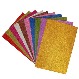 Papier artisanal en mousse EVA pailletée A4, 10 feuilles, couleurs assorties, <span class=keywords><strong>pour</strong></span> projets de bricolage, scrapbooking, cartes cadeaux, artisanat, décoration de fête - Product Image 3