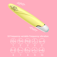 Palette de couleurs, commande à un bouton, 10 modes de vibration, étanche IPX7, rechargeable par USB, forte vibration, mini vibromasseur silencieux pour adultes
