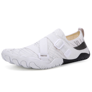 Zapatos para caminar unisex de dos tonos de color, sandalias con diseño de rejilla, correa de ajuste fácil, zapatos casuales, ideales para deportes acuáticos y - Product Image 2