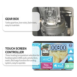 Machine à crème glacée dure/italienne Congélateur en lots de gelato Commercial/machine à fabriquer des glaces - Product Image 6