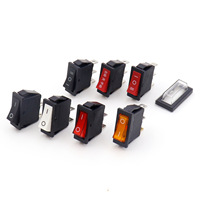 Interrupteur à bascule KCD3 2 positions Copper Pin Interrupteur d'alimentation LED illuminée Interrupteur à bascule Support Personnalisation