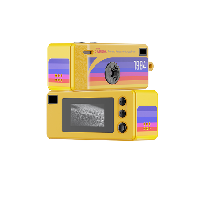 Mini Keyring Camera CMOS Sensor 2MP 1080P 130 Wide Angle ABS Material Lightweight Strong Keychain Digital Camera Gift