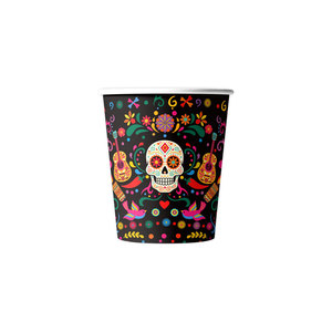 Vajilla Desechable de Papel para el Día de Muertos, Platos Redondos para Fiestas, Vajilla para Eventos Festivos - Product Image 5