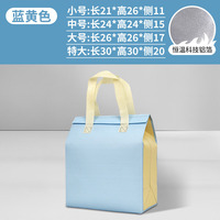 Sac isotherme à emporter en feuille d'aluminium non tissée imperméable à l'eau de taille de logo personnalisé en gros sac isotherme à isolation thermique à usage intensif
