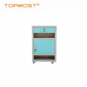 Topmost Hospital Bedside <b>Cabinet</b> Sky Blue Plastic Durable <b>Storage</b> Unit For Bedroom Use - Product Image 5