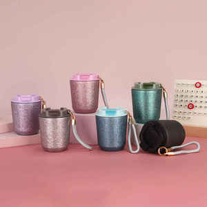 Gobelet isotherme portable élégant et mignon en acier inoxydable, anti-fuite et écologique - Product Image 1