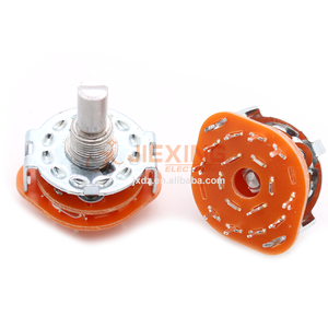 Công tắc xoay rs25 Chiều dài trục 20mm 1 cực <span class=keywords><strong>11</strong></span> vị trí 2*4 2*5 2*6 3*3 3*4 4*3 công tắc Băng gắn PCB - Product Image 5