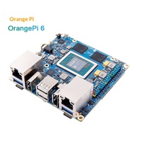 Placa de Desarrollo OrangePi 6 con Procesador de 12 Núcleos y 64 Bits, 45 TOPS de Potencia de Cálculo, Soporte para Modelos de IA, Sistema Operativo Linux, NPU, Ethernet Dual de 2.5G