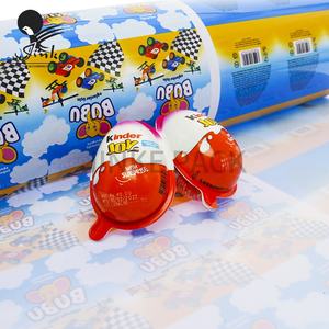 Cina fornitore su misura forme divertenti auto uovo di cioccolato giocattolo blister pacchetto pellicola in pvc per termoformatura - Product Image 5