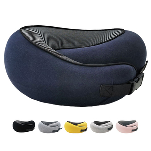 Custom Logo Package Memory Foam U-Shaped Camping Airplanes Travel Pillow Breathable <strong>Cervical</strong> <strong>Collar</strong> Neck Brace Support - Product Image 1
