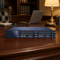 Passerelle VoIP SIP d'entreprise IAD1000-160FXS à 160 ports FXS avec fibre SFP et 4 ports Gigabit GE pour usage professionnel